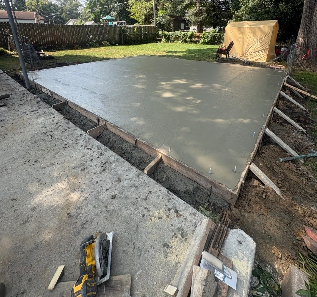Concrete Slab After