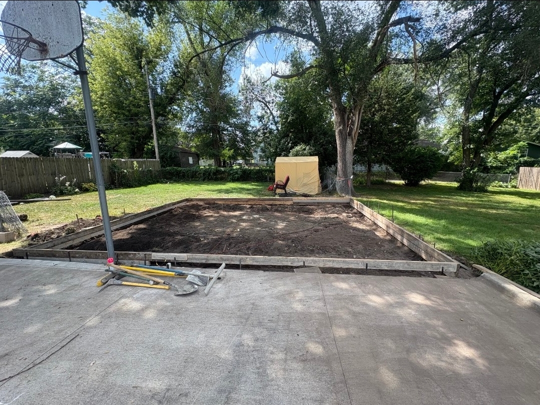 Concrete Slab Before